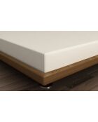 Drap-housse en coton ranforcé crème