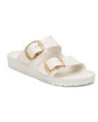 Arizona Smalle sandalen van Eva Eggshell met grote gesp