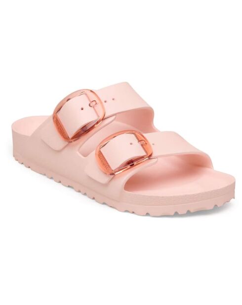 Arizona Eva Narrow lichtroze sandalen met grote gesp
