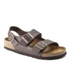 Sandales Milan brun foncé