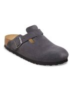 Sabots en cuir Boston Leve régulier Charcoal