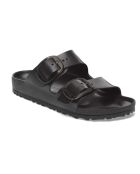 Arizona Eva schwarze Sandalen mit großer Schnalle