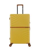Lot de 3 - Valise grand format, valise weekend et valise cabine 4 roues doubles Oakland miel - L/M/XS