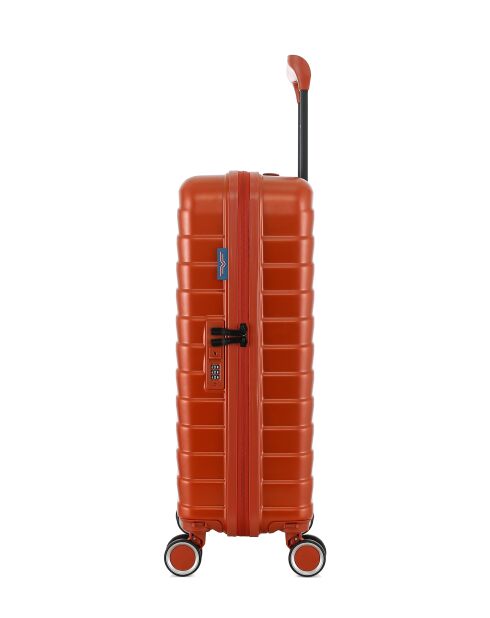 Valise Cabine S 4 roues doubles Seattle brique - 39x59x20 cm
