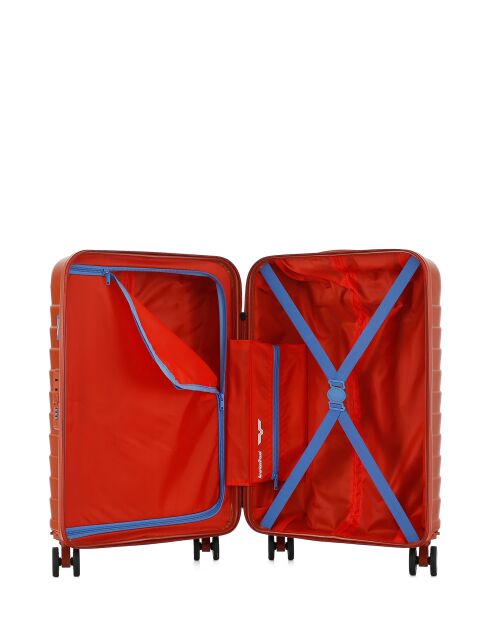 Valise Cabine S 4 roues doubles Seattle brique - 39x59x20 cm