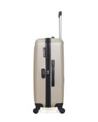 Lot de 3 - Valise weekend et 2 valises cabine 4 roues simples Brooklyn beiges - M/S/XXS