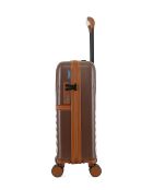 Valise Cabine XS 4 roues doubles Oakland chocolat  - 34,5x54x19 cm
