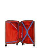 Valise Cabine XS 4 roues doubles Oakland chocolat  - 34,5x54x19 cm