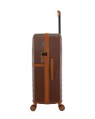 Lot de 4 valises 4 roues doubles Oakland-O chocolat - L/M/S/XS