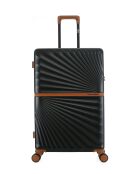Long Stay Koffer L 4 dubbele wielen Oakland zwart - 49x75,5x29,5 cm