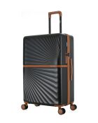 Long Stay Koffer L 4 dubbele wielen Oakland zwart - 49x75,5x29,5 cm
