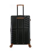 Long Stay Koffer L 4 dubbele wielen Oakland zwart - 49x75,5x29,5 cm