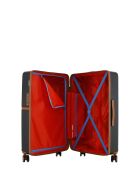 Long Stay Koffer L 4 dubbele wielen Oakland zwart - 49x75,5x29,5 cm