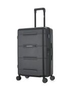 Valise Moyen Séjour M 4 roues doubles Cleveland noire - 42,5x66x25 cm