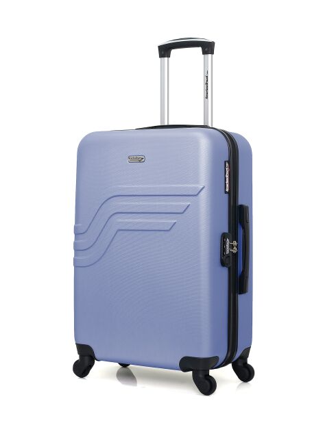 Valise Moyen Séjour M Queens bleu doré - 41x65x26 cm