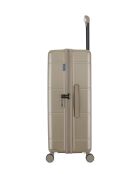 Lot de 2 - Valise grand format et valise weekend 4 roues doubles Cleveland beiges - L/M