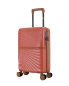 Valise Cabine XS 4 roues doubles Oakland terracotta - 34,5x54x19 cm