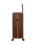 Lot de 3 - Valise grand format, valise weekend et valise cabine 4 roues doubles Oakland chocolat - L/M/XS