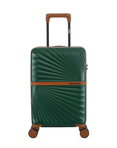 Valise Cabine XS 4 roues doubles Oakland vert foncé - 34,5x54x19 cm