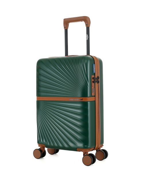 Valise Cabine XS 4 roues doubles Oakland vert foncé - 34,5x54x19 cm