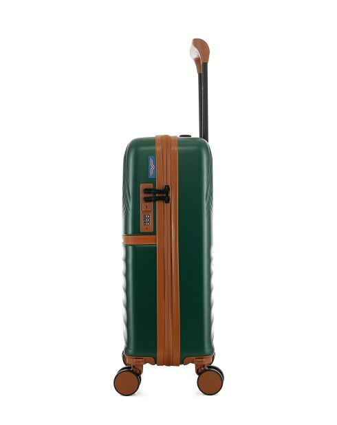 Valise Cabine XS 4 roues doubles Oakland vert foncé - 34,5x54x19 cm