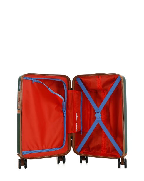 Valise Cabine XS 4 roues doubles Oakland vert foncé - 34,5x54x19 cm