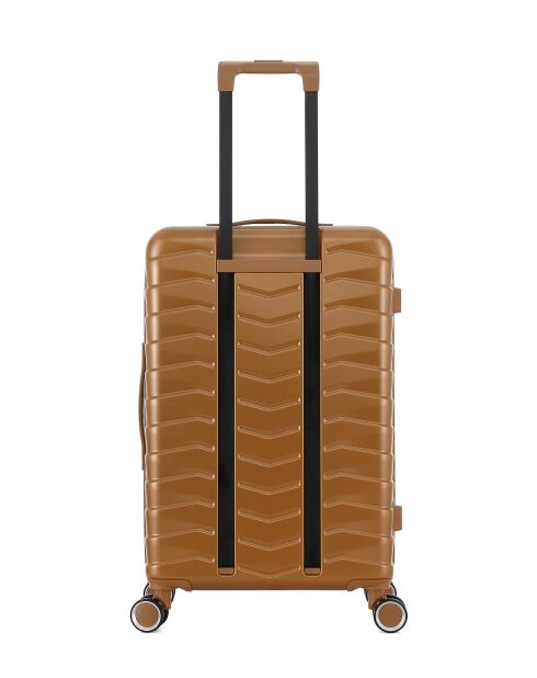 Valise Moyen Séjour M 4 roues doubles Seattle bronze - 42,5x66x26 cm
