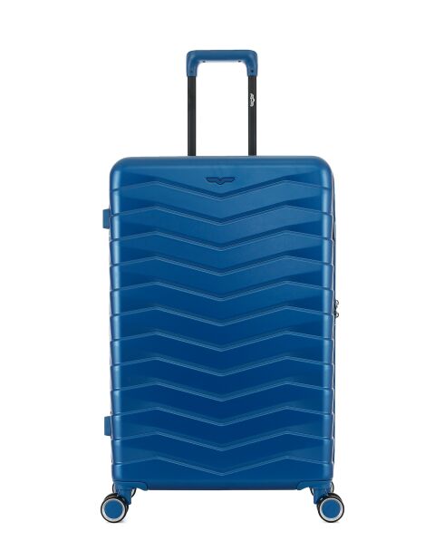 Long Stay Koffer L 4 dubbele wielen Seattle zilverblauw - 49x76x29,5 cm