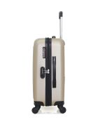 Lot de 2 valises cabine 4 roues simples Brooklyn beiges - S/XXS