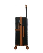 Valise Moyen Séjour M 4 roues doubles Oakland noire - 42,5x65,5x26 cm