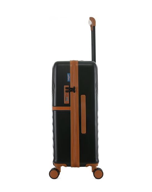 Valise Moyen Séjour M 4 roues doubles Oakland noire - 42,5x65,5x26 cm