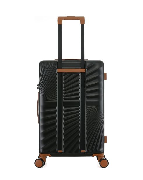 Valise Moyen Séjour M 4 roues doubles Oakland noire - 42,5x65,5x26 cm