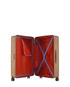 Set di 2 - Valigia grande Cleveland marrone chiaro e valigia doppia cabina a 4 ruote - L/XS