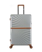 Lot de 2 - Valise grand format et valise cabine 4 roues doubles Oakland grises - L/XS