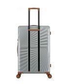 Lot de 2 - Valise grand format et valise cabine 4 roues doubles Oakland grises - L/XS