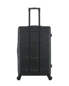 Lot de 4 valises 4 roues doubles Cleveland-O noires - L/M/S/XS