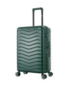 Lot de 2 - Valise weekend et valise cabine 4 roues doubles Seattle vert foncé - M/S