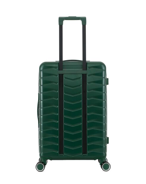 Lot de 2 - Valise weekend et valise cabine 4 roues doubles Seattle vert foncé - M/S