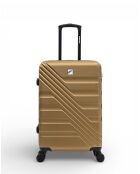 Valise Moyen Séjour M 4 roues doubles Redwood beige foncé - 44x67x25,5 cm