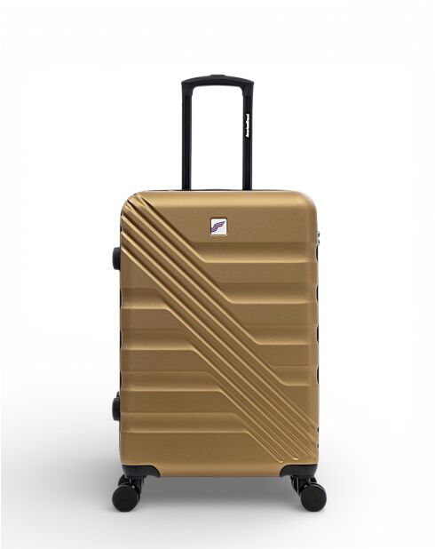 Valise Moyen Séjour M 4 roues doubles Redwood beige foncé - 44x67x25,5 cm