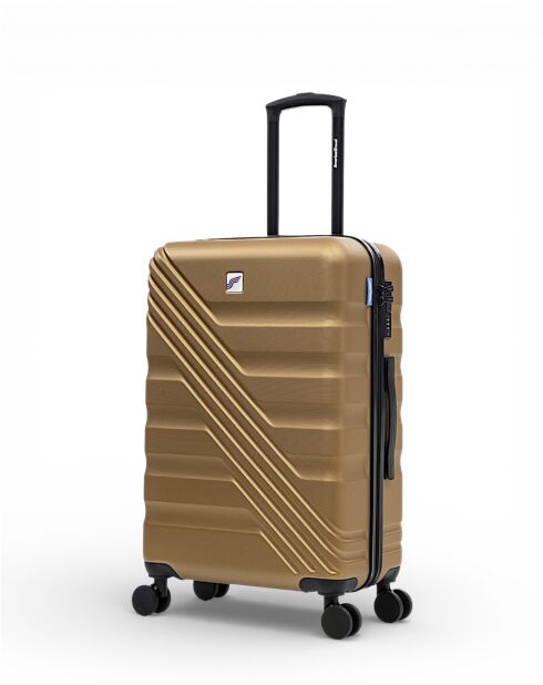 Valise Moyen Séjour M 4 roues doubles Redwood beige foncé - 44x67x25,5 cm