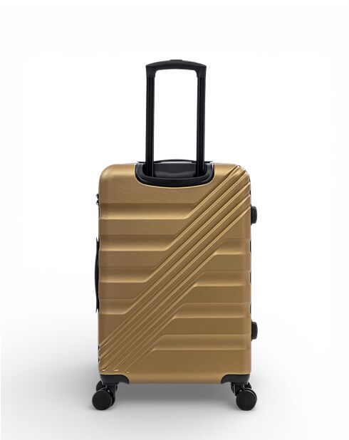 Valise Moyen Séjour M 4 roues doubles Redwood beige foncé - 44x67x25,5 cm