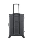 Valise Moyen Séjour M 4 roues doubles Cleveland gris foncé - 42,5x66x25 cm