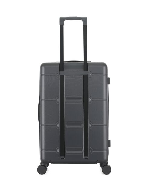 Valise Moyen Séjour M 4 roues doubles Cleveland gris foncé - 42,5x66x25 cm