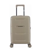 Valise Cabine XS 4 roues doubles Cleveland beige  - 35x55x19 cm