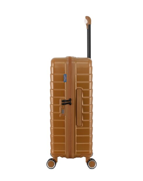 Lot de 2 - Valise weekend et valise cabine 4 roues doubles Seattle bronze - M/XS