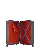 Lot de 3 - Valise grand format, valise weekend et valise cabine 4 roues doubles Cleveland gris foncé - L/M/XS