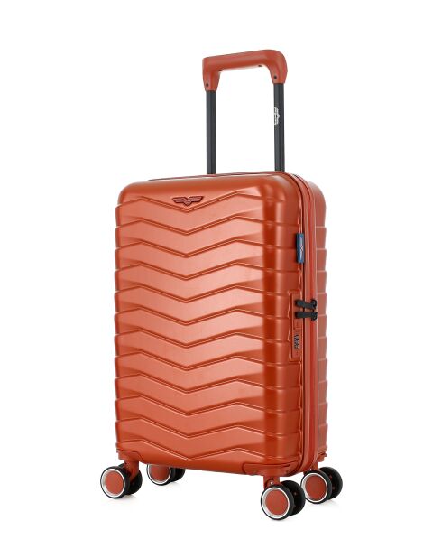 Valise Cabine XS 4 roues doubles Seattle brique - 35x54x19 cm