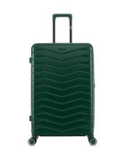 Lot de 2 - Valise grand format et valise weekend 4 roues doubles Seattle vert foncé - L/M
