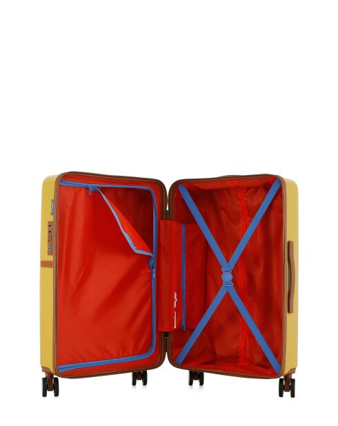 Valise Moyen Séjour M 4 roues doubles Oakland miel - 42,5x65,5x26 cm